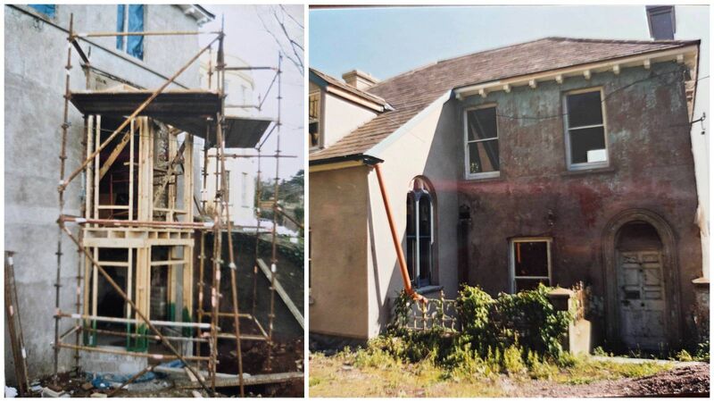 Repair works underway at Summerville approx 2-3 decades ago. Pictures supplied by current owner
