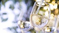 Wine being poured into glass