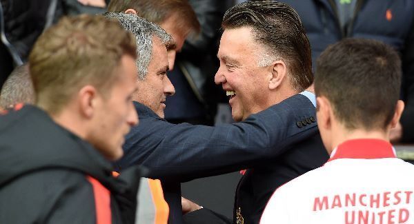Business as usual for Louis van Gaal as Jose Mourinho speculation builds