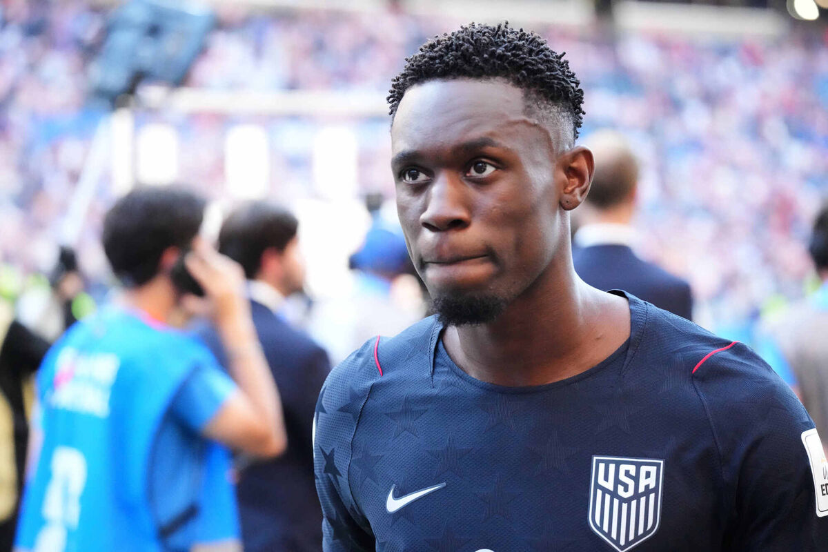 Folarin Balogun walks off the pitch after losing to Belgium in their World Cup round of 16 soccer match in Seattle. Photo: AP/Ted S. Warren Folarin Balogun walks off the pitch after losing to Belgium in their World Cup round of 16 soccer match in Seattle. Photo: AP/Ted S. Warren