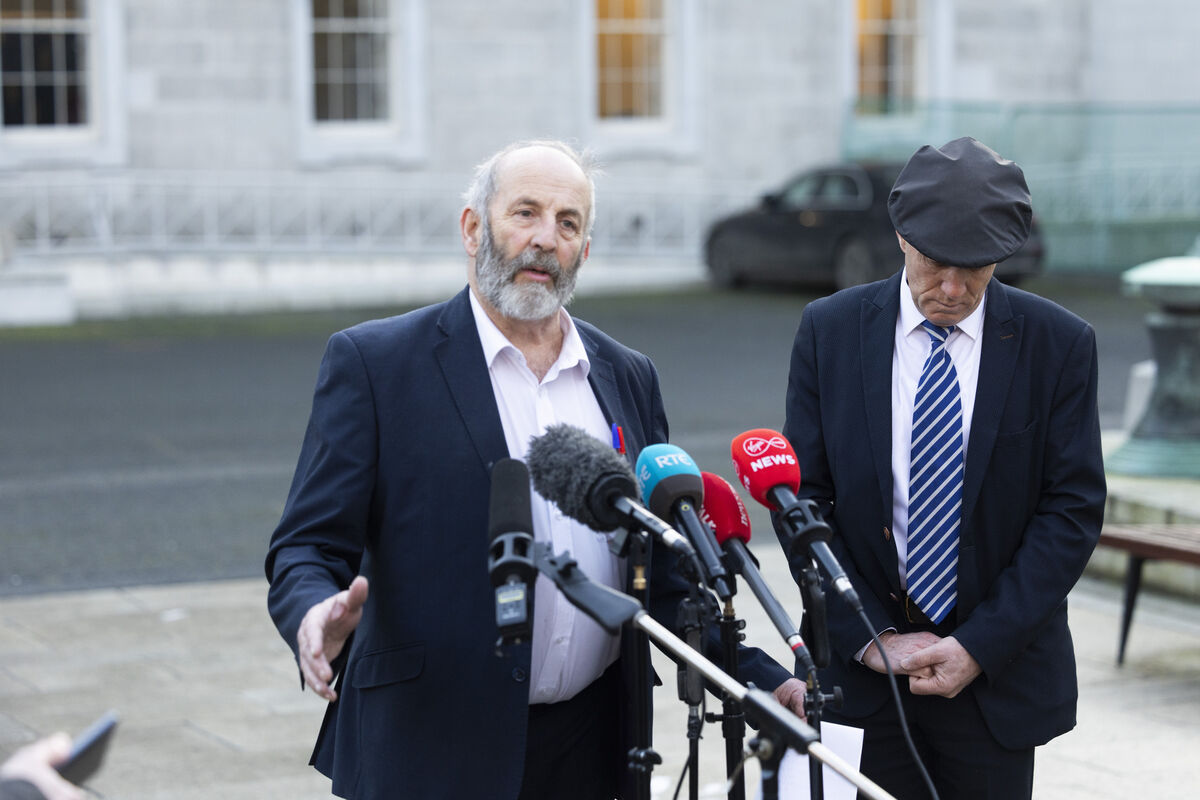 Danny and Michael Healy-Rae: Michael resigned his ministry in April over the fuel protests. Picture: Sam Boal/Collins Photos Danny and Michael Healy-Rae: Michael resigned his ministry in April over the fuel protests. Picture: Sam Boal/Collins Photos