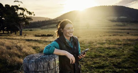 Staying connected on the farm via mobile network