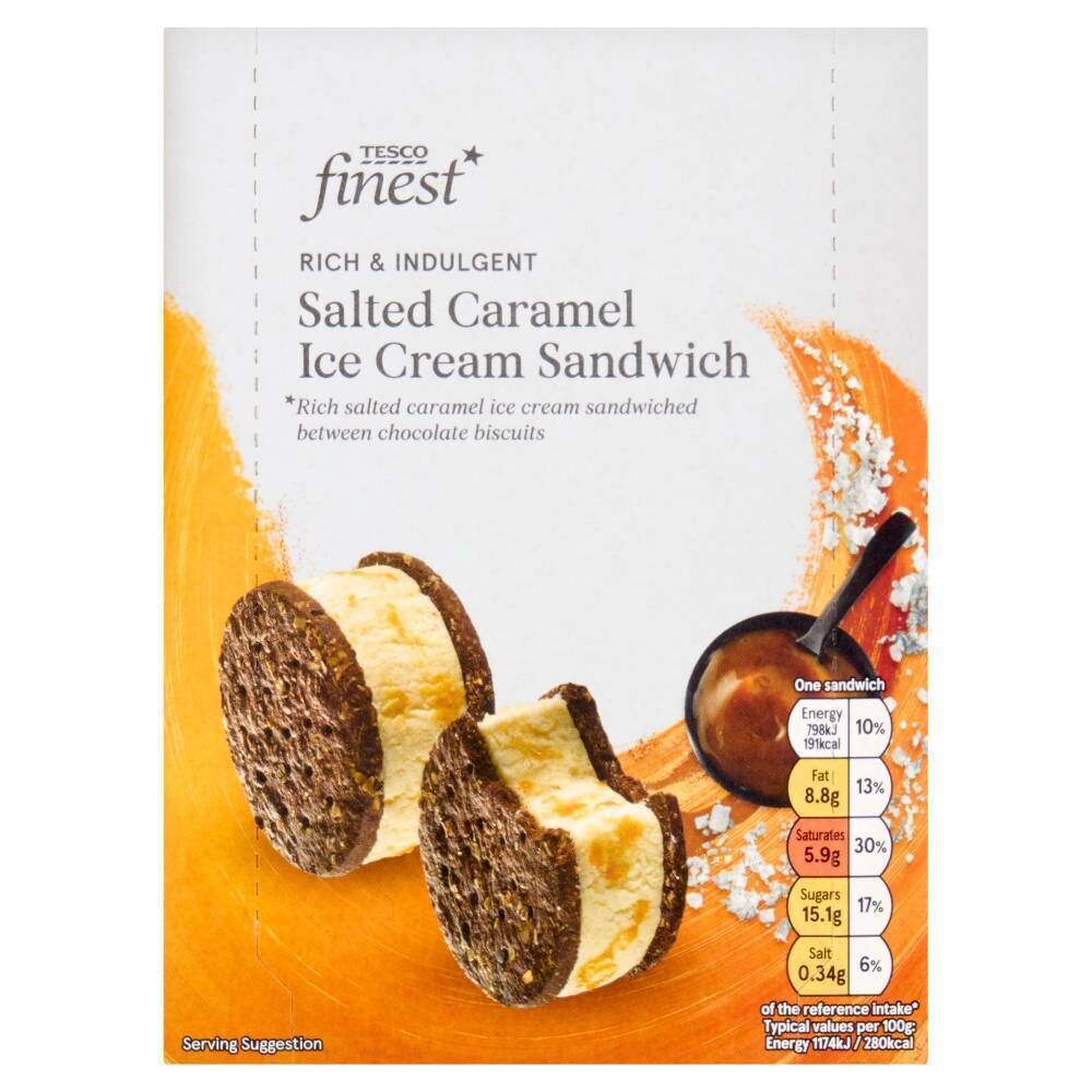Tesco Finest Salted Caramel Sandwich Tesco Finest Salted Caramel Sandwich