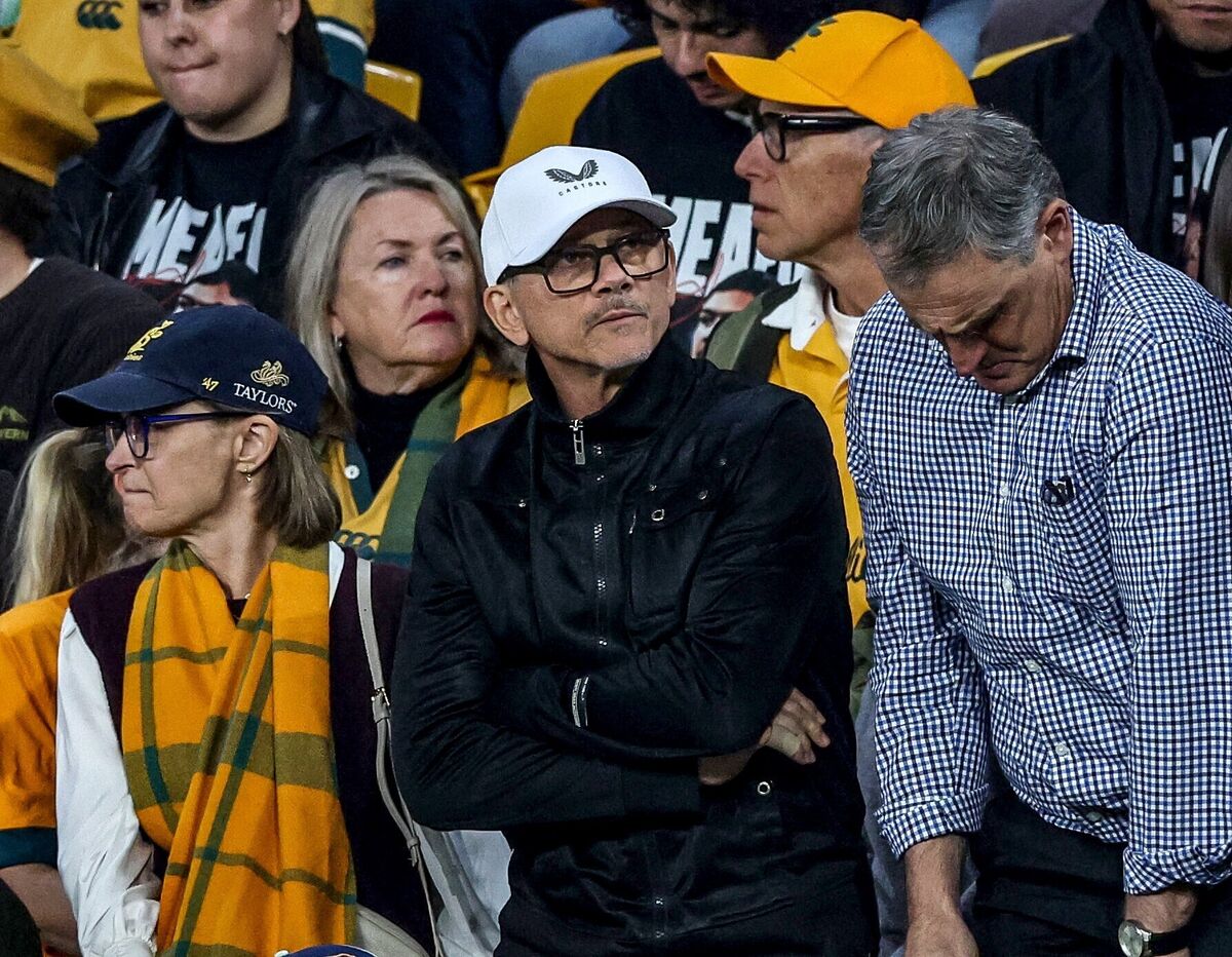 Incoming Wallabies head coach Les Kiss watches on from the stands during Australia's game against France. Pic: Billy Stickland/Inpho Incoming Wallabies head coach Les Kiss watches on from the stands during Australia's game against France. Pic: Billy Stickland/Inpho