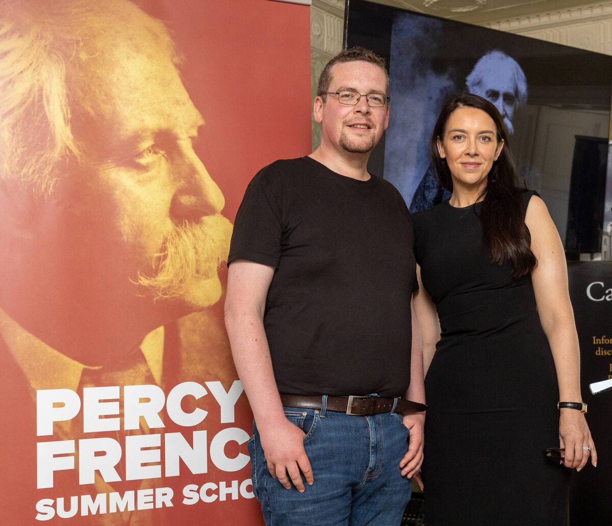 John McGuirk and Sarah Ryan at the Percy French Festival at Castlecoote House in Roscommon. 