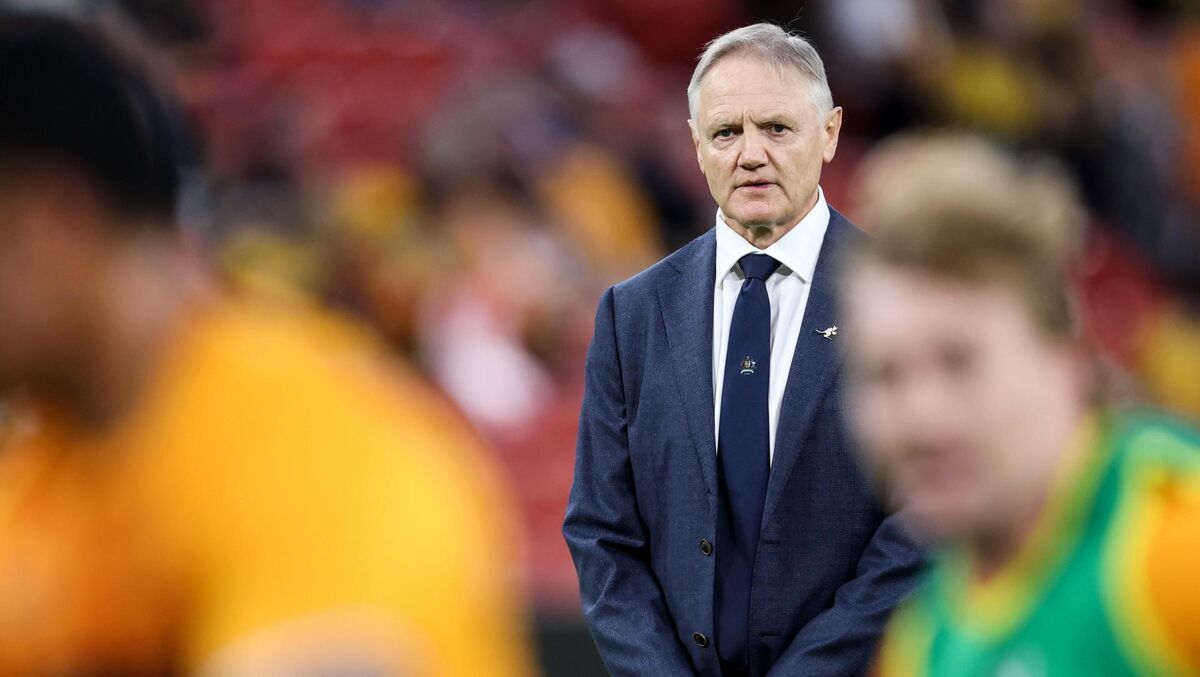 Joe Schmidt is handing the reins over to Les Kiss from here on in. Pic: INPHO/Billy Stickland