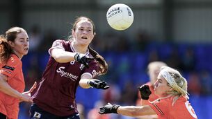 <p>Niamh Divilly in action against Lauren McConville of Armagh. Pic: James Lawlor/Inpho</p> <p>Niamh Divilly in action against Lauren McConville of Armagh. Pic: James Lawlor/Inpho</p>