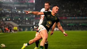 <p>South Africa's Jesse Kriel celebrates after scoring a try during the Nations Championship Test rugby match against Wales, in Durban. Pic: AP Photo/Themba Hadebe</p> <p>South Africa's Jesse Kriel celebrates after scoring a try during the Nations Championship Test rugby match against Wales, in Durban. Pic: AP Photo/Themba Hadebe</p>