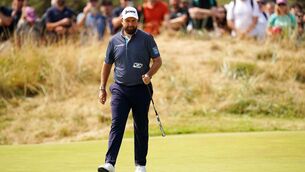 <p>Shane Lowry will enter the final round at Royal Birkdale six shots behind leeader Sam Burns who is at -10. Pic: Jacob King/PA</p> <p>Shane Lowry will enter the final round at Royal Birkdale six shots behind leeader Sam Burns who is at -10. Pic: Jacob King/PA</p>