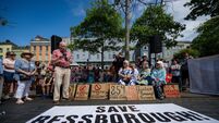 'Do the right thing': Over 1,000 brave heat to protest over plans for Bessborough site