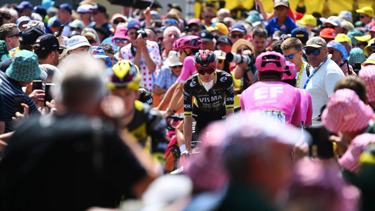 Remco Evenepoel wins Tour de France stage 15 as Jonas Vingegaard race after crash