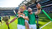 Cathal O'Neill, Mike Casey and Cian Lynch celebrate after the match 19/7/2026