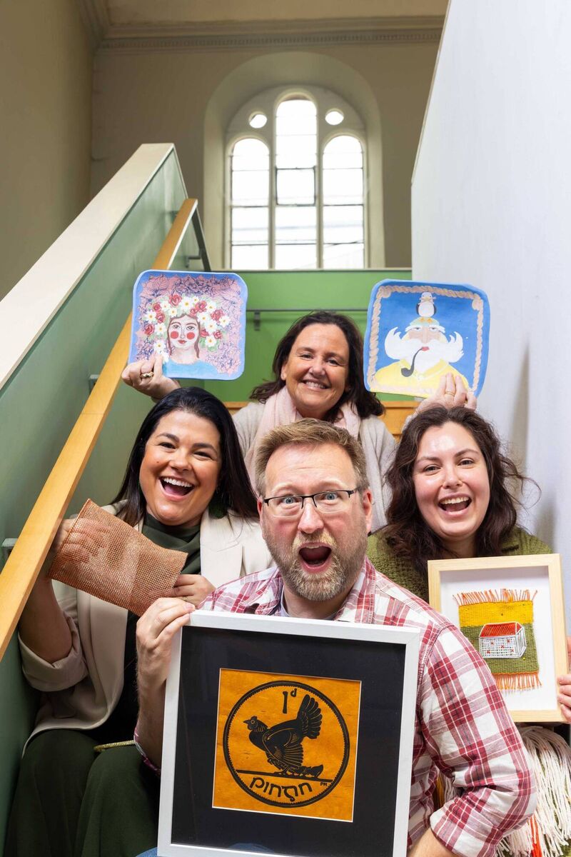 Cork Craft & Design makers Fernanda Schneider, Diana Skalkos, Sabina Lucas and John Bastow, pictured at St Peter's Cork on North Main Street. With more than 90 workshops, demonstrations, exhibitions and markets taking place across the month, the full programme is available at corkcraftanddesign.ie. Cork Craft & Design makers Fernanda Schneider, Diana Skalkos, Sabina Lucas and John Bastow, pictured at St Peter's Cork on North Main Street. With more than 90 workshops, demonstrations, exhibitions and markets taking place across the month, the full programme is available at corkcraftanddesign.ie.