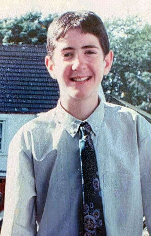 Cormac Ó hEadhra on his his Confirmation day. Cormac Ó hEadhra on his his Confirmation day.