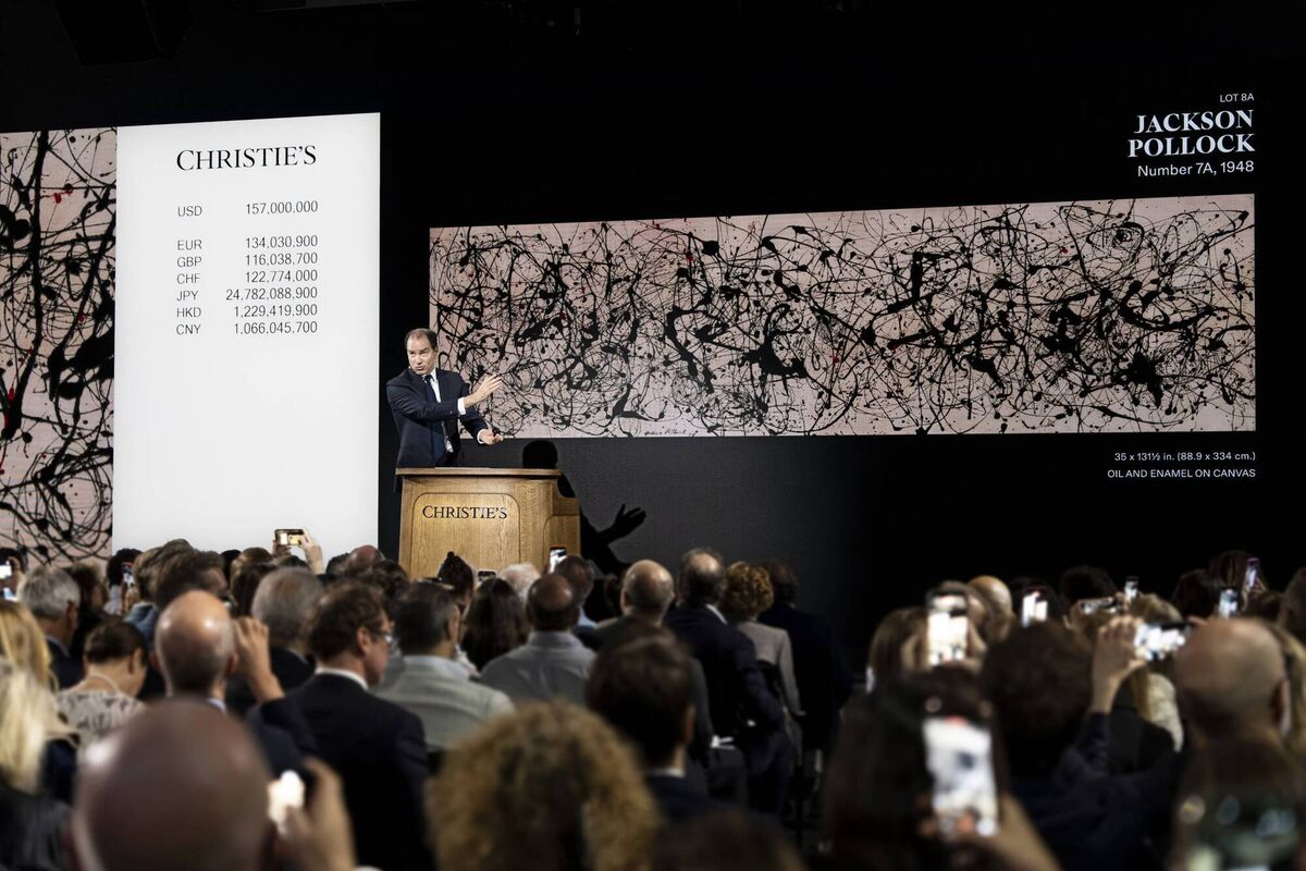 Jackson Pollock's 'Number 7A 1948' is the most expensive painting sold at auction this year. Jackson Pollock's 'Number 7A 1948' is the most expensive painting sold at auction this year.