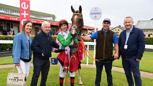 <p>Trainer Gerry Keane on War Rooms: "He won’t go to Galway – we’ll keep him to flat tracks and he’ll probably go back hurdling later in the year.” Pic: Healy Racing Photo</p> <p>Trainer Gerry Keane on War Rooms: "He won’t go to Galway – we’ll keep him to flat tracks and he’ll probably go back hurdling later in the year.” Pic: Healy Racing Photo</p>