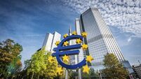 Euro Sign in front of ECB Headquarter