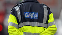 G5FJBT Garda stock. A generic stock photo of a Garda in Dublin.