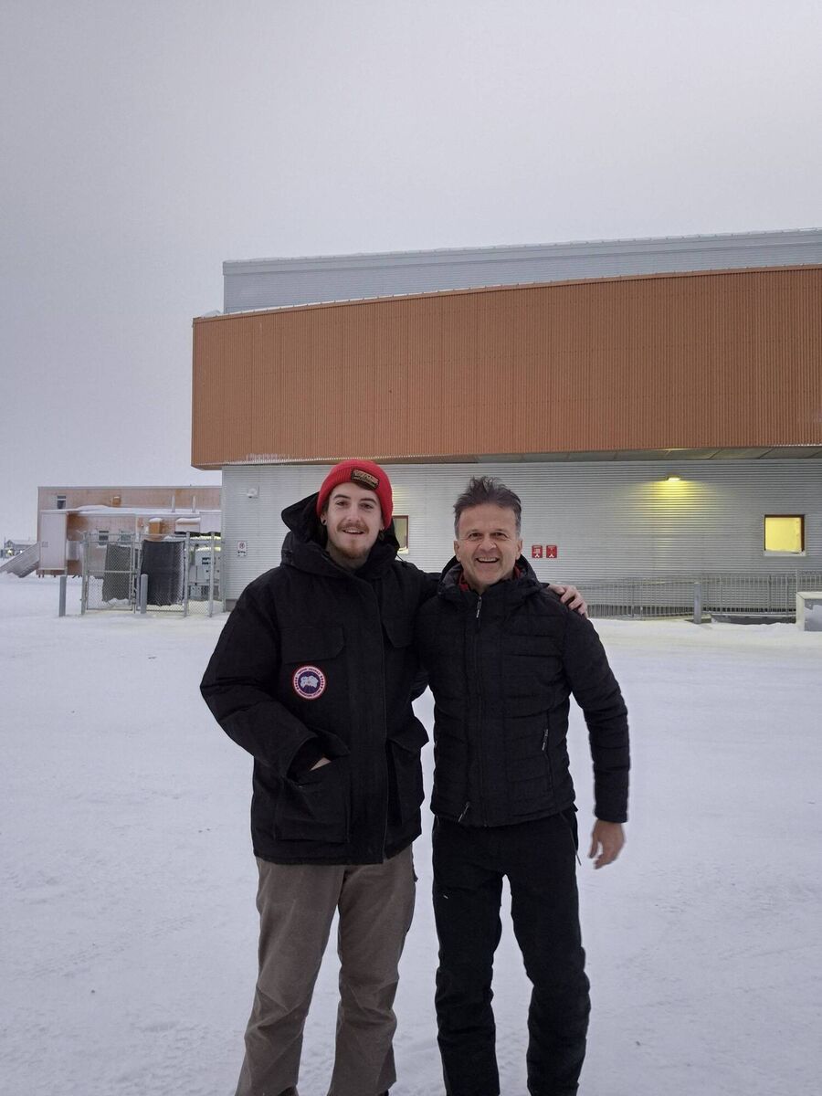 Real Ice director Cían Sherwin, left, and chief executive Andrea Ceccolini. Real Ice director Cían Sherwin, left, and chief executive Andrea Ceccolini.