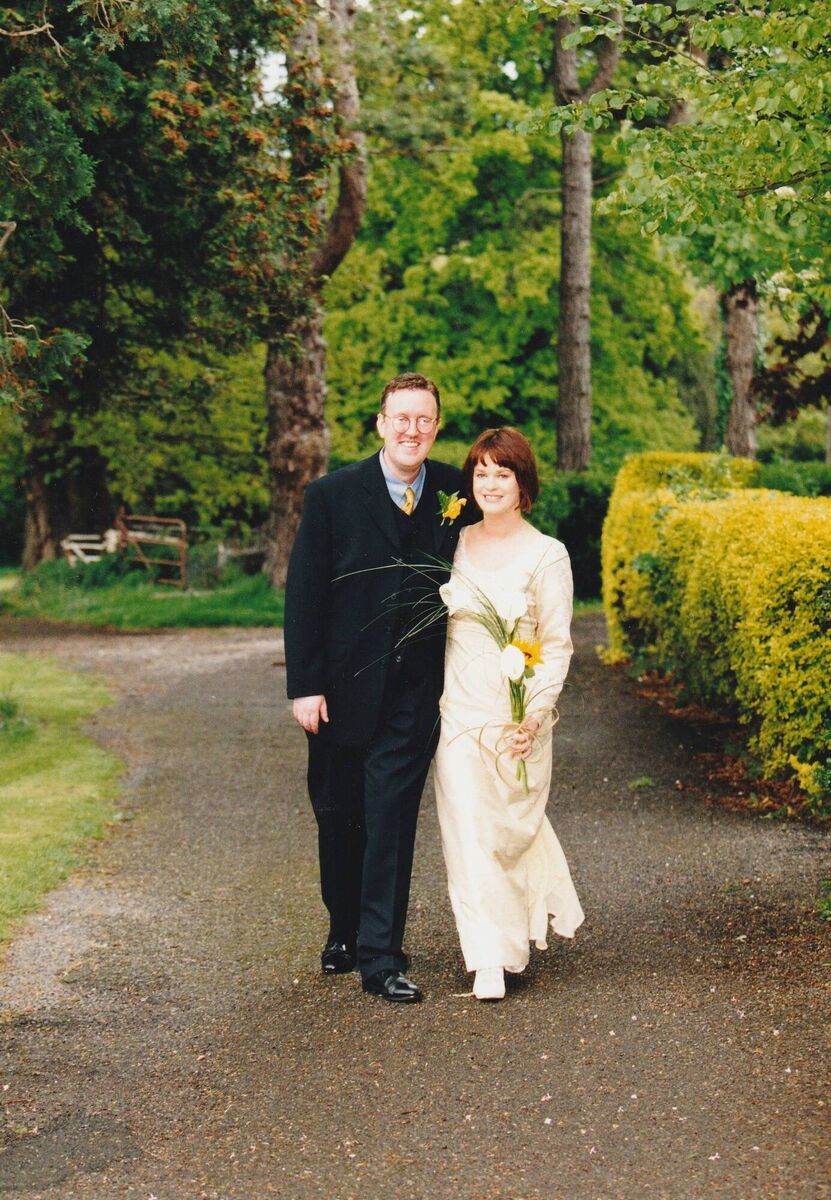 Teresa Mannion and her husband Dave on their wedding day. Teresa Mannion and her husband Dave on their wedding day.