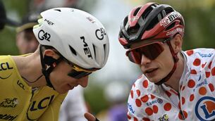 <p>Jonas Vingegaard was tested at 2am on Sunday by the ITA, while Tadej Pogacar’s unexpected wake-up call came at 5am. Pic: Jeff PACHOUD / AFP via Getty Images</p> <p>Jonas Vingegaard was tested at 2am on Sunday by the ITA, while Tadej Pogacar’s unexpected wake-up call came at 5am. Pic: Jeff PACHOUD / AFP via Getty Images</p>