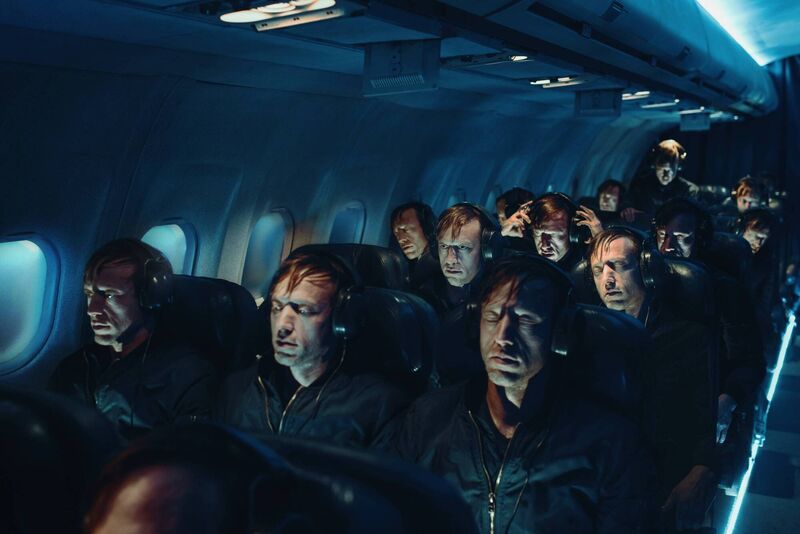 For Flight, the audience sit in what feels like a real airplane cabin. 