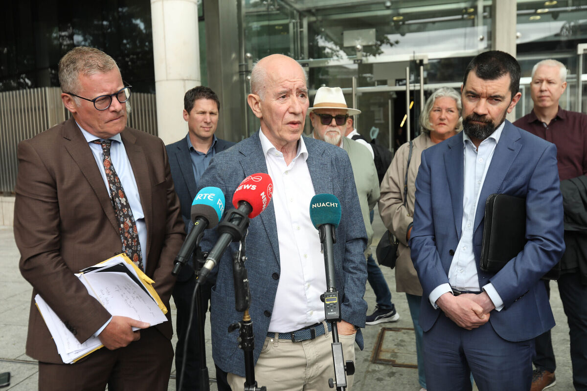 Osgur Breatnach outside the CCJ today. Photo: Collins Courts Osgur Breatnach outside the CCJ today. Photo: Collins Courts