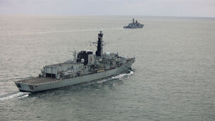 <p>Handout photo dated 21/09/25 issued by the Ministry of Defence of the HMS Iron Duke shadowing the RFN Neustrashimy and cargo ship Sparta IV6. File Picture: MoD/Crown Copyright/PA Wire</p> <p>Handout photo dated 21/09/25 issued by the Ministry of Defence of the HMS Iron Duke shadowing the RFN Neustrashimy and cargo ship Sparta IV6. File Picture: MoD/Crown Copyright/PA Wire</p>