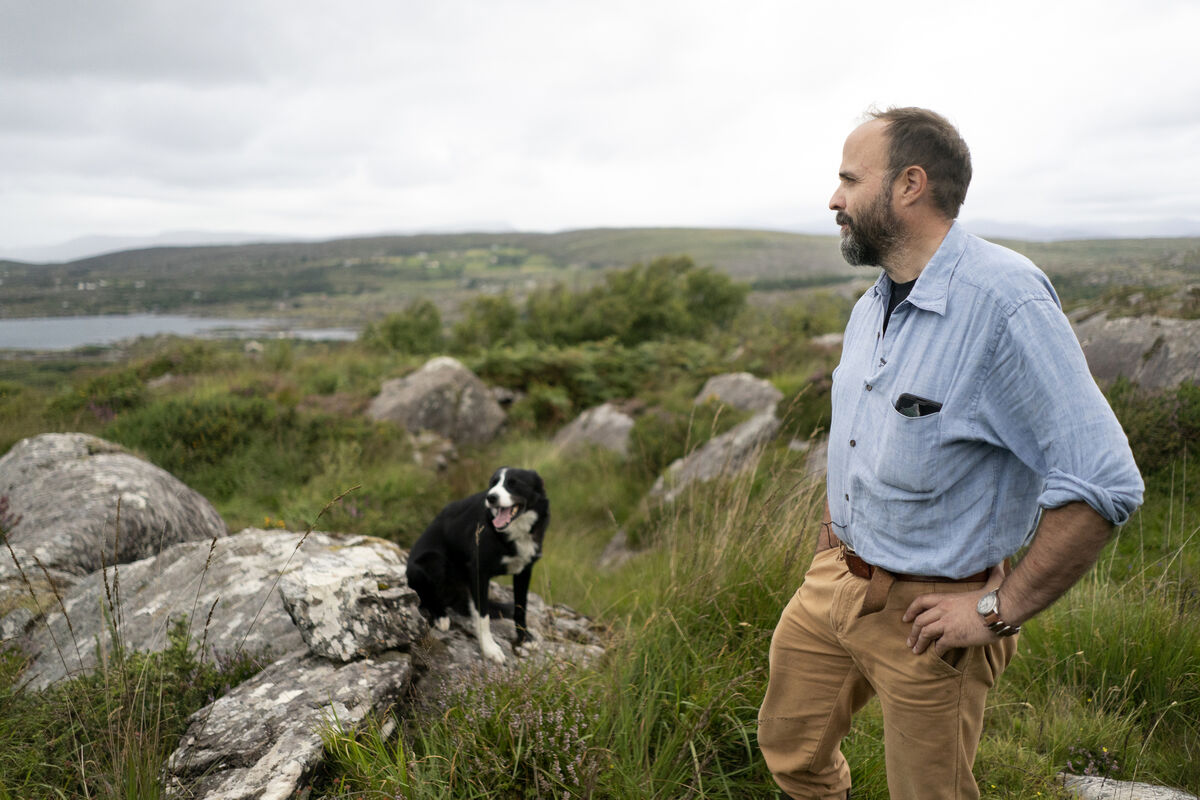 Eoghan Daltun in his Beara Rainforest Rewilder Eoghan Daltun with his dog, Charlie, on the the upper part his Beara property, near Bofickil, which is in the early stages of temperate rainforest rewilding. Picture: Chris Maddaloni/The Irish Times Eoghan Daltun in his Beara Rainforest Rewilder Eoghan Daltun with his dog, Charlie, on the the upper part his Beara property, near Bofickil, which is in the early stages of temperate rainforest rewilding. Picture: Chris Maddaloni/The Irish Times
