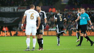Swansea City v Leicester City - Barclays Premier League - Liberty Stadium