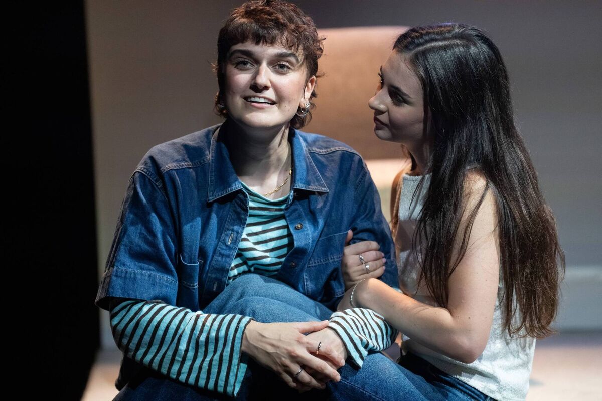 Catriona Faint and Lara McDonnell in Fishamble's For Dolores by Eva O'Connor. Picture: Pat Redmond 