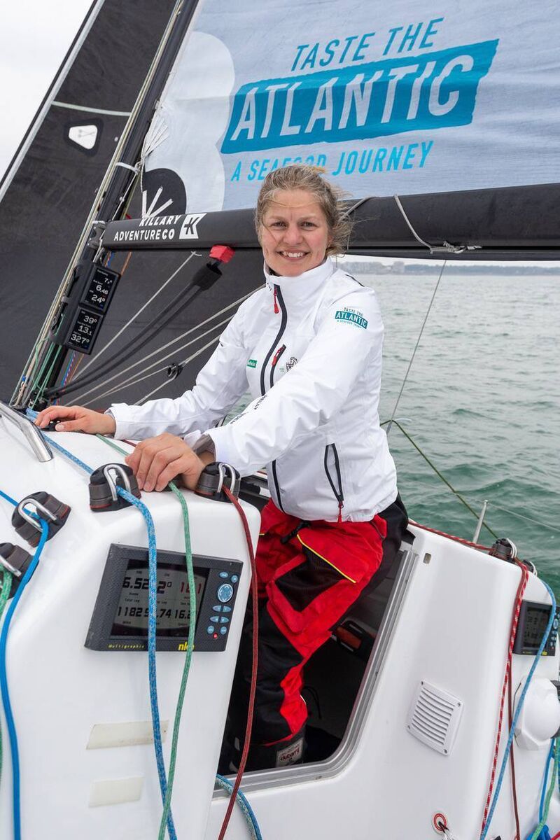 Solo sailor Joan Mulloy Picture: Thomas Deregnieaux 