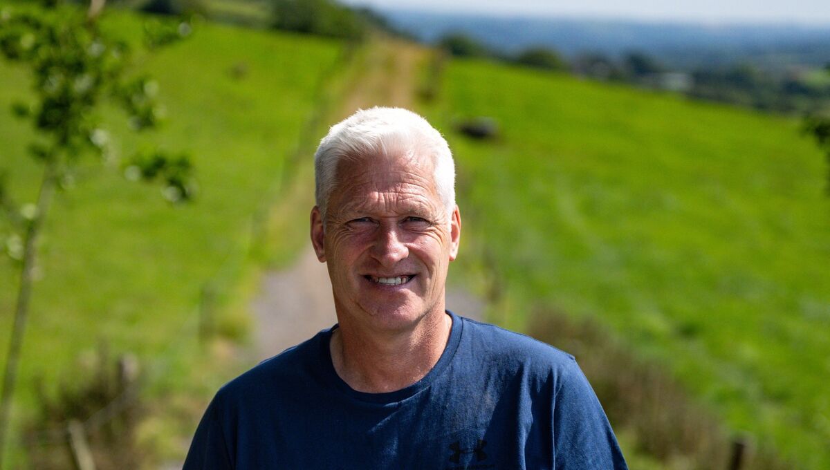 John Hurley on his farm in Kilronane, Dunmanway, Co. Cork. Picture: Chani Anderson