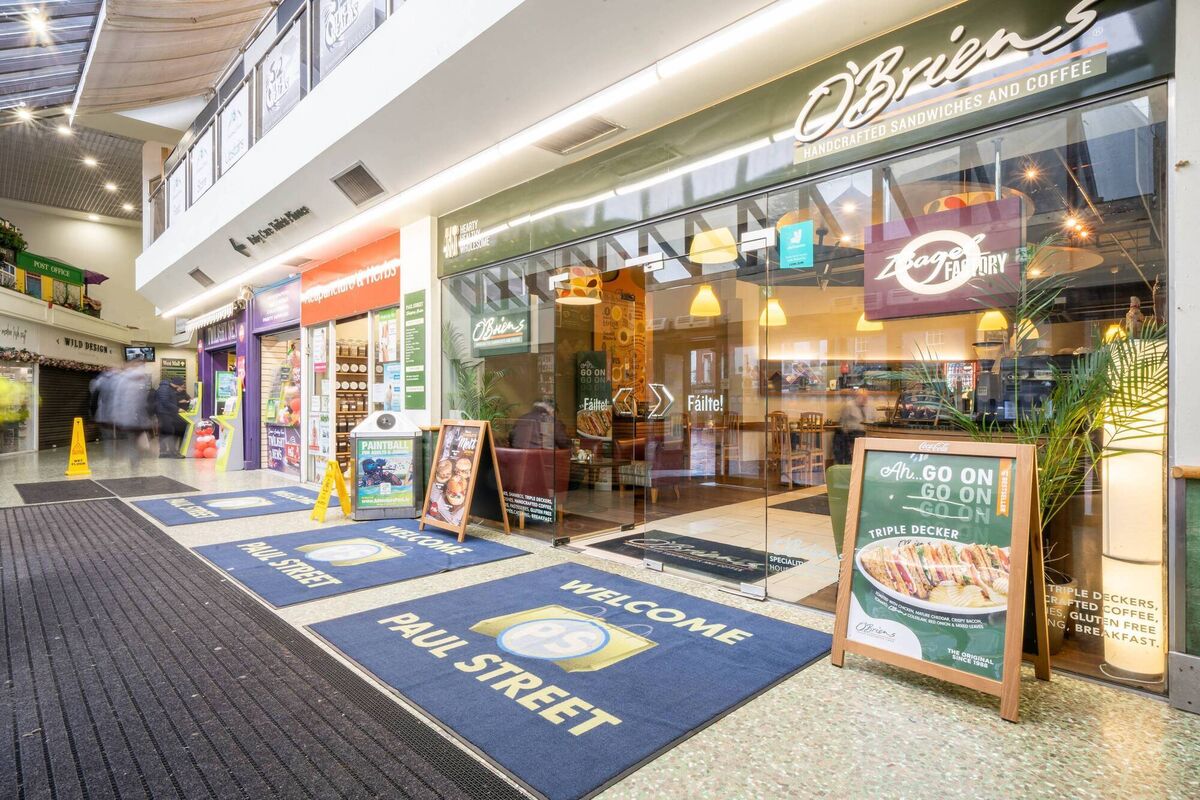 The downstairs area, spanning units previously occupied by Twilight News and O'Briens, is set to become an open food area with six kiosks under the new plans. The downstairs area, spanning units previously occupied by Twilight News and O'Briens, is set to become an open food area with six kiosks under the new plans.