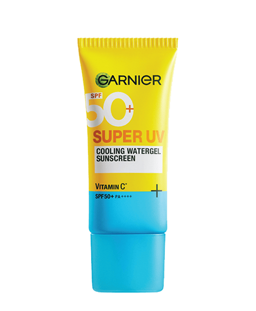 1. Garnier Super UV Cooling Water Gel Sunscreen SPF 50 1. Garnier Super UV Cooling Water Gel Sunscreen SPF 50