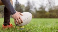Rugby player, free kick