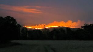 <p>Emergency services' efforts continue to battle what was described as a 'very large' blaze. Picture: Cllr Michael Brennan Facebook </p> <p>Emergency services' efforts continue to battle what was described as a 'very large' blaze. Picture: Cllr Michael Brennan Facebook </p>