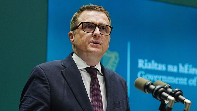 <p>Housing, local government, and heritage minister James Browne. File picture: Brian Lawless/PA</p>