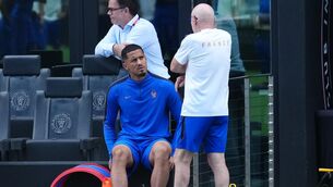 <p>SALIBACK: William Saliba will be out for an extended period with a back injury. Pic: Martin Rickett/PA Wire.</p>