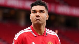 <p>Casemiro has joined a club who are now under investigation (Martin Rickett/PA)</p>