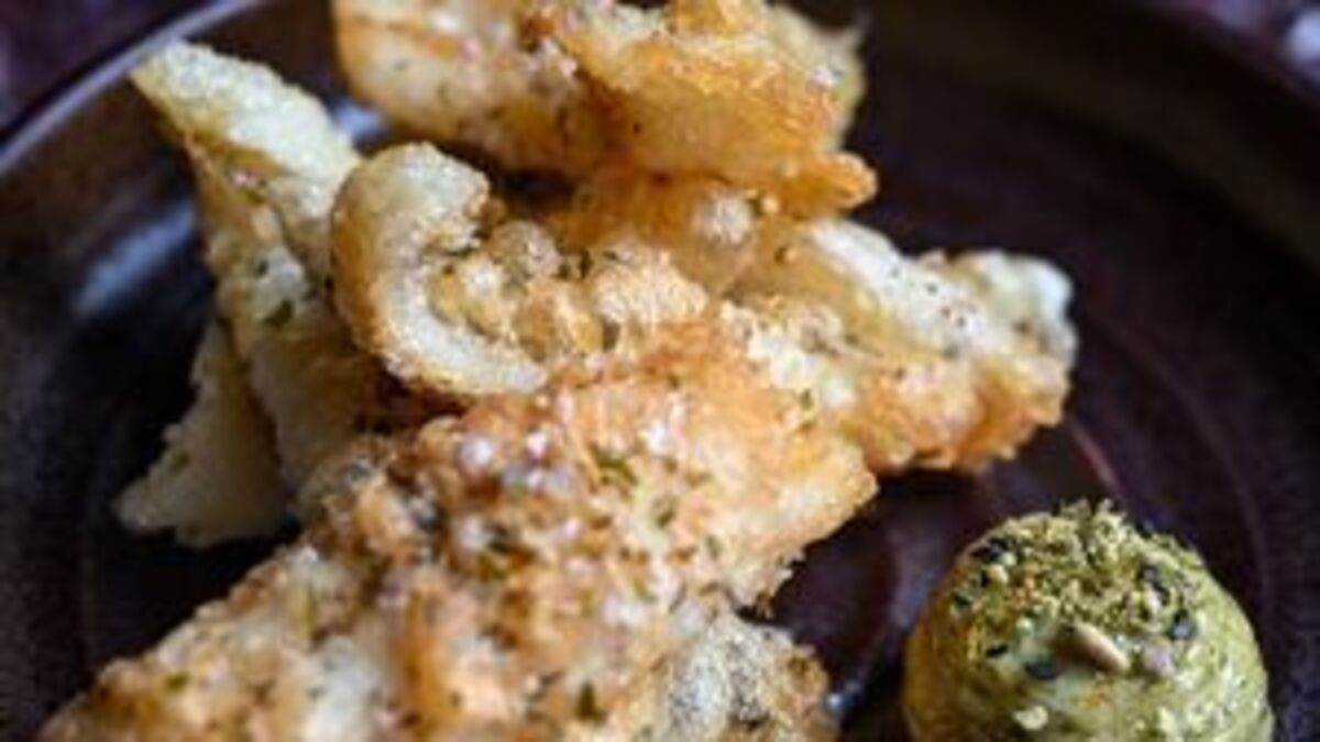 Fish Tempura with Furikake Mayonnaise