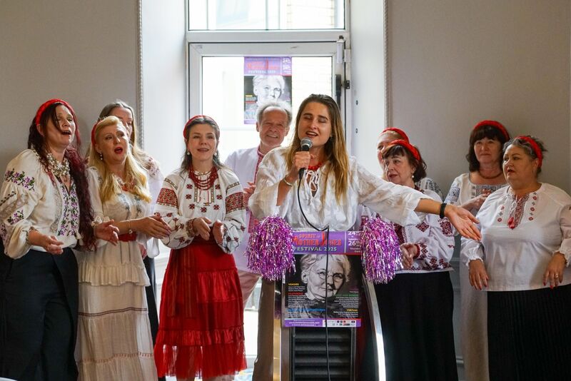 The Kalyna Choir performing at last year's Mother Jones Festival. Picture: Noel Sweeney The Kalyna Choir performing at last year's Mother Jones Festival. Picture: Noel Sweeney