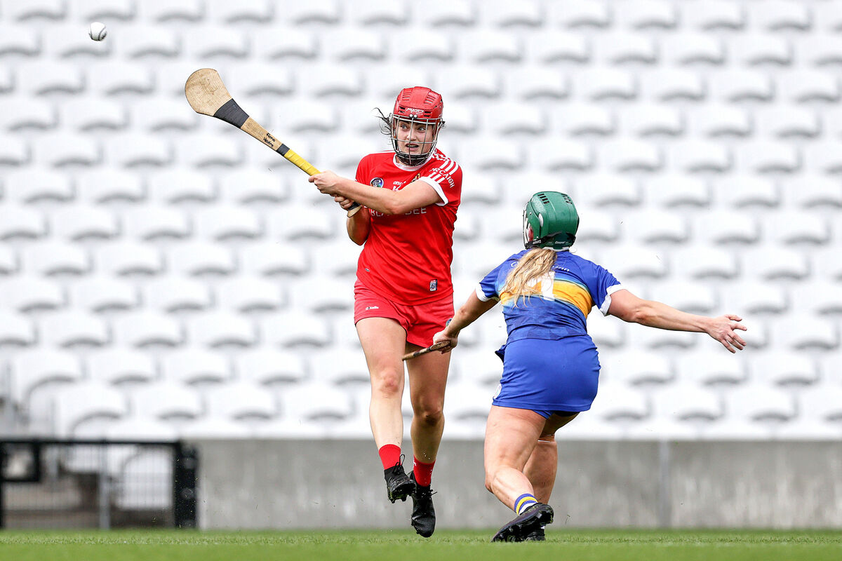Cork's Fiona Keating scores a goal past Clodagh Quirke of Tipperary. Picture: INPHO/Laszlo Geczo Cork's Fiona Keating scores a goal past Clodagh Quirke of Tipperary. Picture: INPHO/Laszlo Geczo