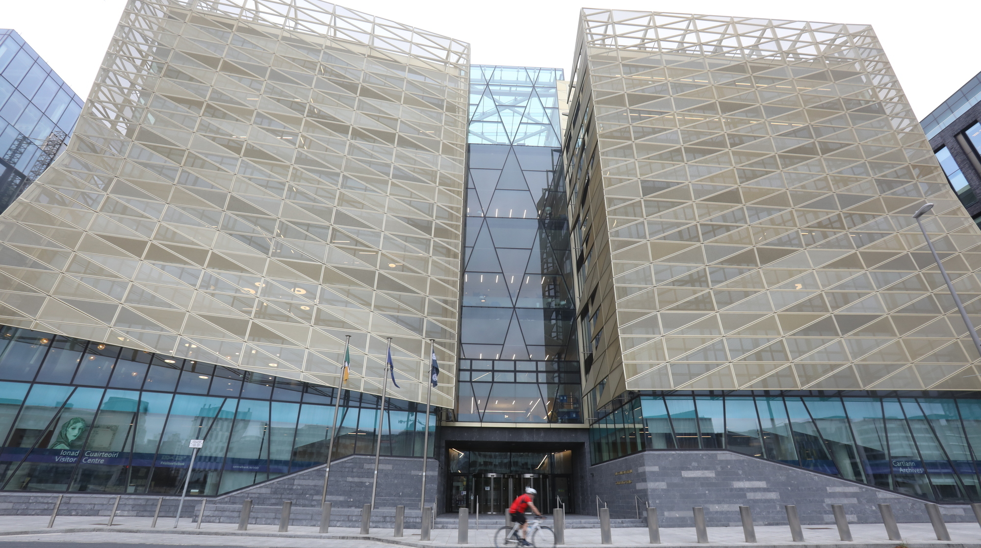 The Central Bank said: 'Investments in financial assets totalling €4.7bn were offset by an uptake in liabilities of €1.3bn.'