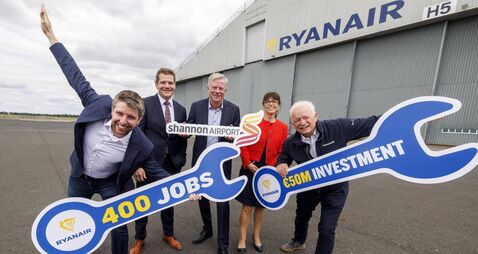 Shannon Ryanair 1.jpg Ryanair's €50m investment at Shannon to create 'hundreds of jobs'