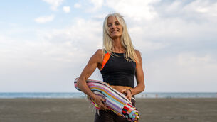 <p>Odette Norman's yoga classes run four times a week, offering a pressure-free environment and expansive sea views. Picture: Noel Sweeney</p> <p>Odette Norman's yoga classes run four times a week, offering a pressure-free environment and expansive sea views. Picture: Noel Sweeney</p>