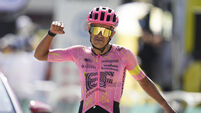Richard Carapaz earns breakaway stage win as Tadej Pogacar keeps yellow jersey