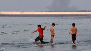 <p>The US and Iran are vying for control of the Strait of Hormuz (Razieh Poudat/ISNA via AP)</p>