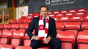 <p>New Sligo Rovers manager Darren Purse. Pic from Sligo Rovers FC</p>