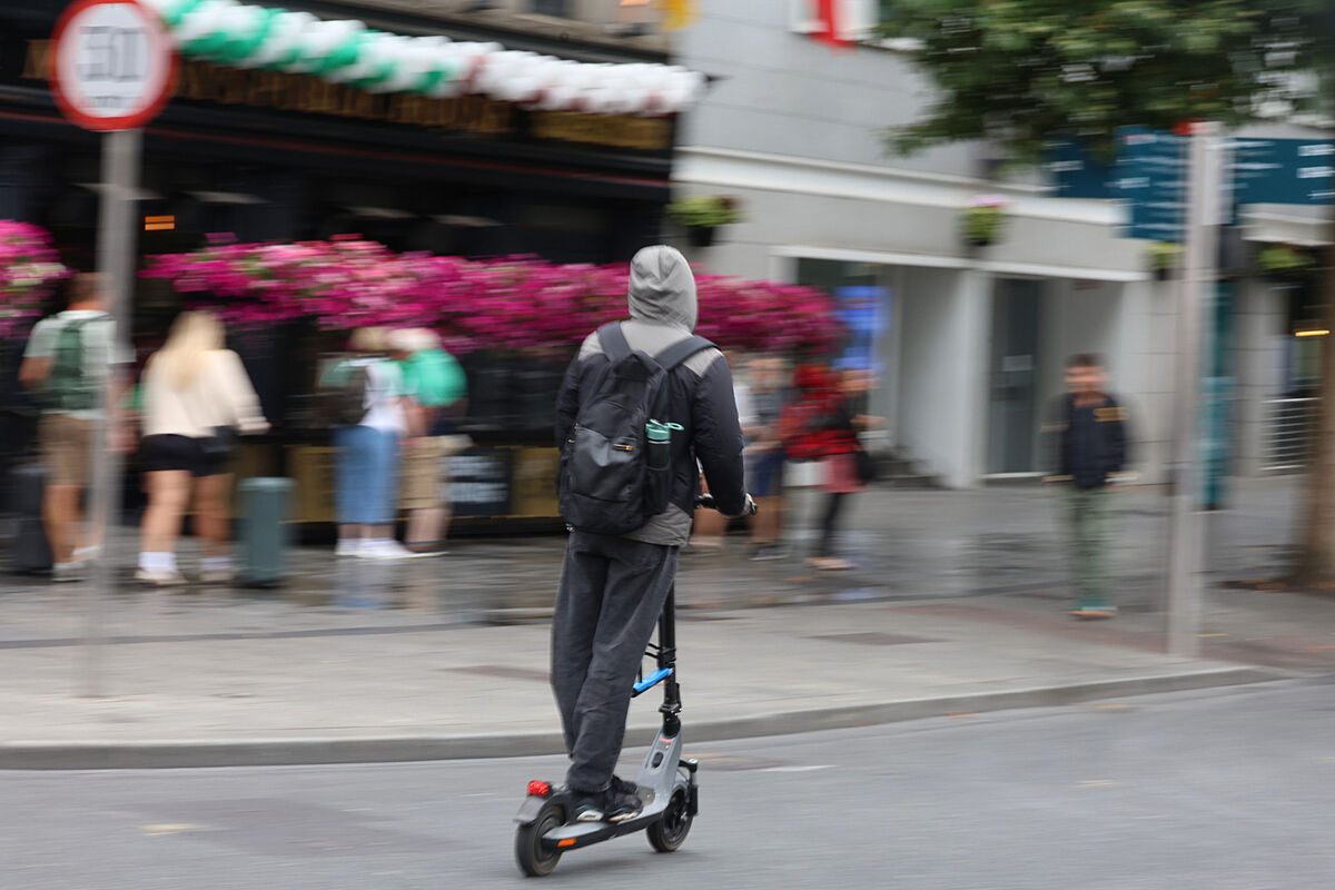 'My heart absolutely sinks every time I hear the roar of a scrambler or see an e-scooter flying down a narrow footpath.' Picture: Stephen Collins/Collins 'My heart absolutely sinks every time I hear the roar of a scrambler or see an e-scooter flying down a narrow footpath.' Picture: Stephen Collins/Collins